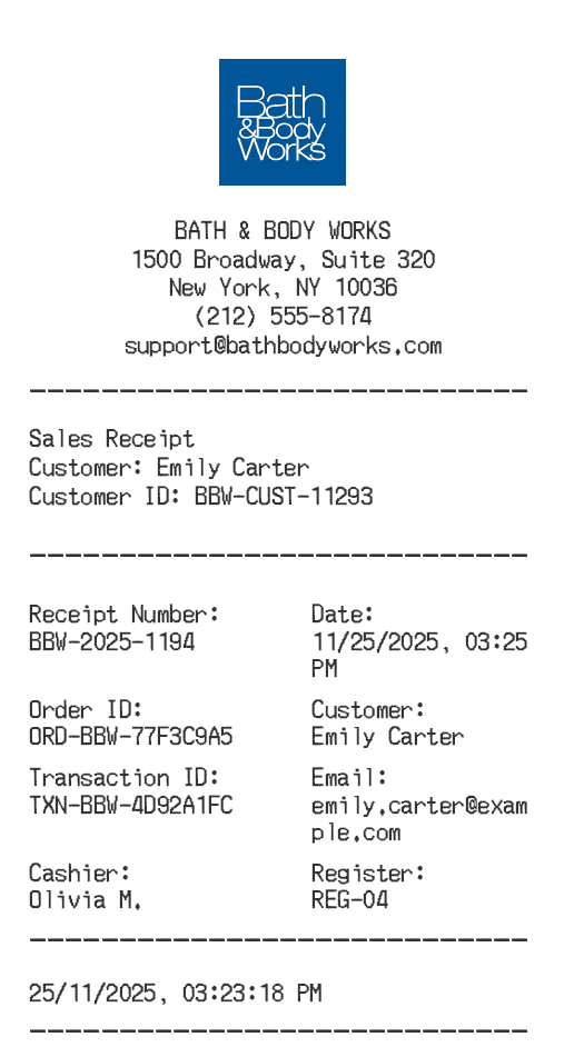 Receipt Image