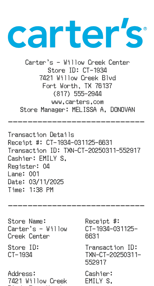 Receipt Image