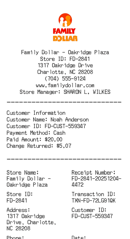 Receipt Image