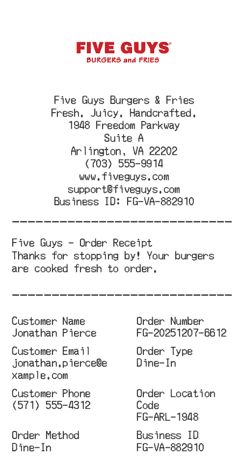 Receipt Image