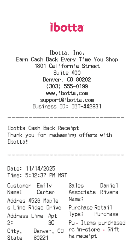 Ibotta Receipt Logo