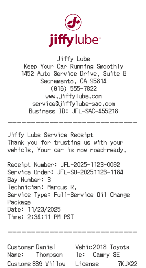 Receipt Image