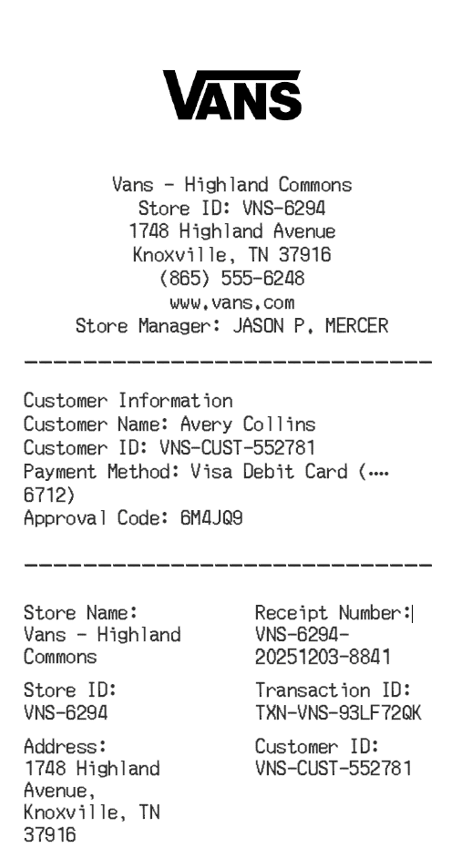 Receipt Image