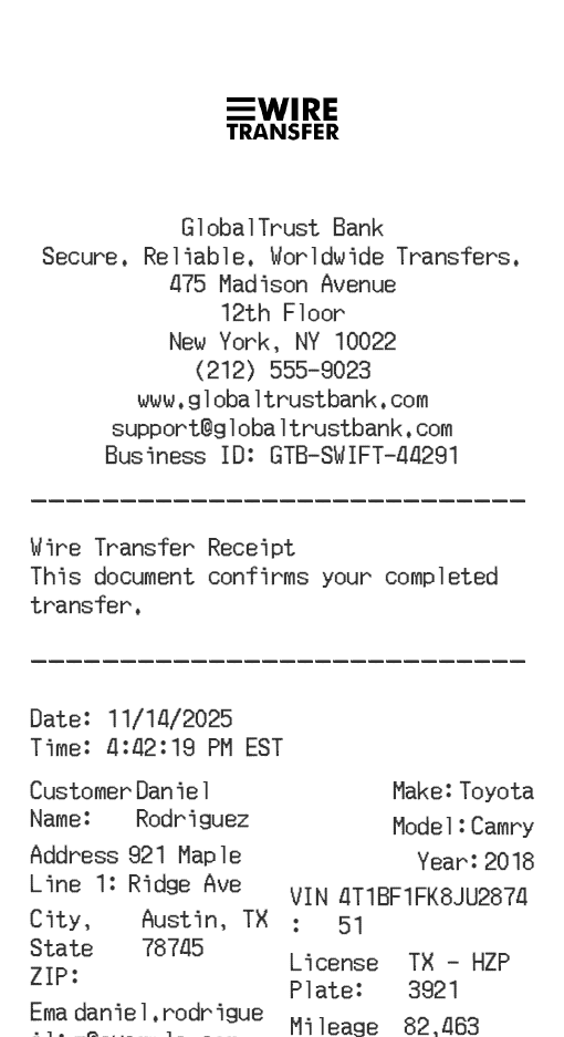 Receipt Image