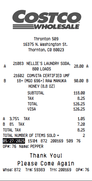 Receipt Image
