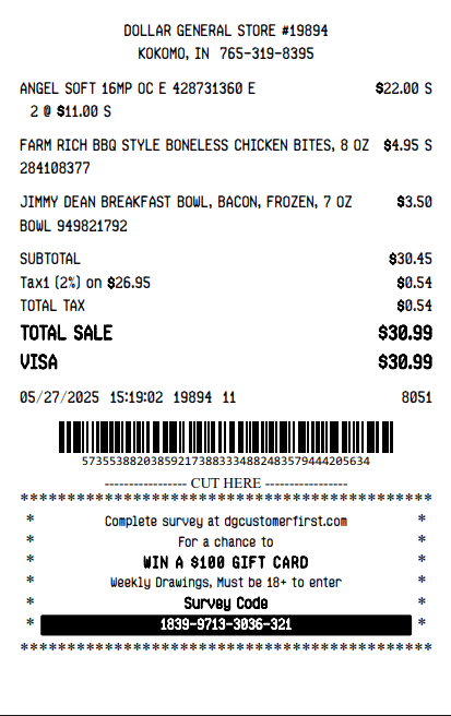 Receipt Image