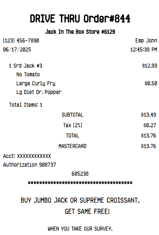 Receipt Image