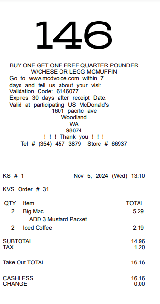 Receipt Image