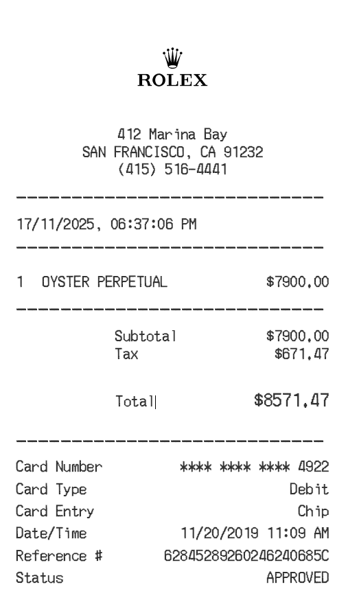 Receipt Image