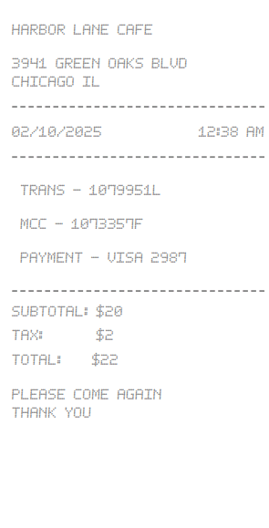 Sales Receipt Logo