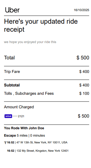 Uber Receipt Logo